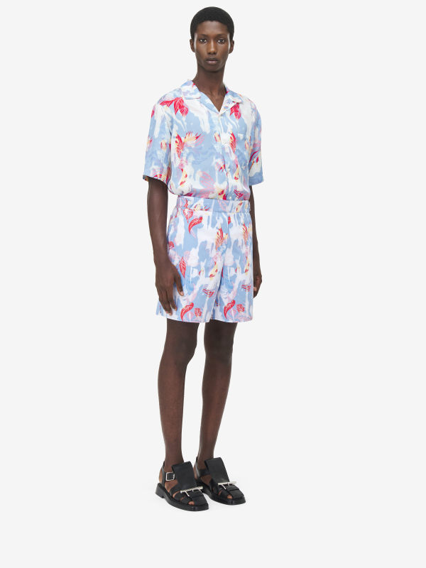 ALEXANDER MCQUEEN - Hawaiian Floral Pyjama Shorts - Item 828593QOABG410